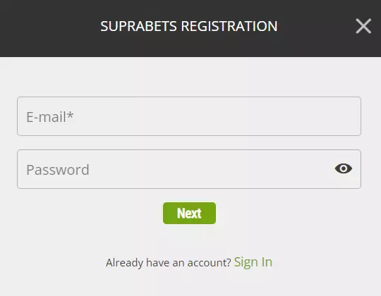 Registration Page.