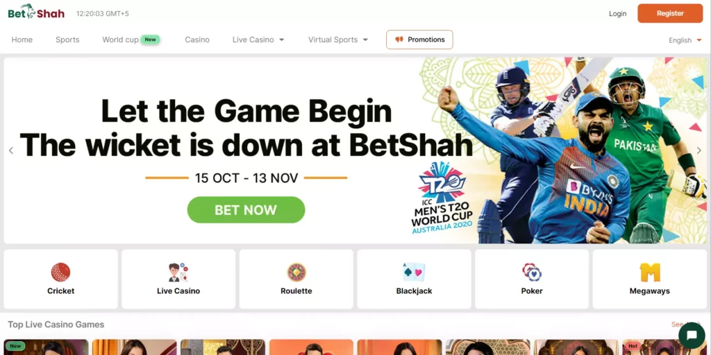 Homepage Of Betshah